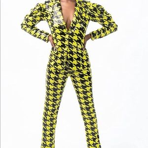 Two piece sequin suit